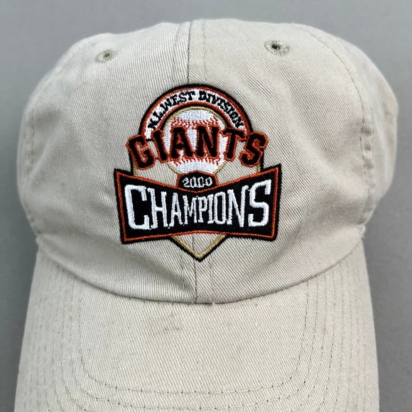 Vintage San Francisco Giants Hat Cap Strapback Cream Adjustable Baseball MLB y2k - Picture 3 of 7